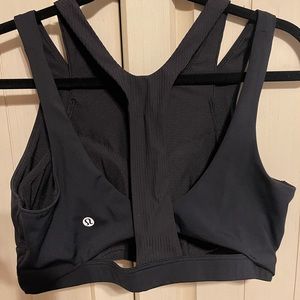 Lululemon high neck sports bra. Size 10